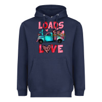 Navy loads of love truck Heavyweight Hoodie - JahusDesignShop