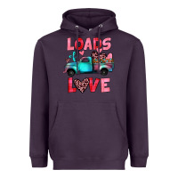Plum loads of love truck Heavyweight Hoodie - JahusDesignShop