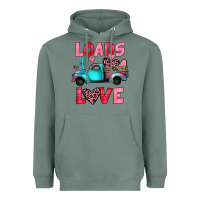 Sage loads of love truck Heavyweight Hoodie - JahusDesignShop