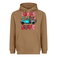 Toasted Coconut loads of love truck Heavyweight Hoodie - JahusDesignShop
