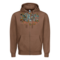 Chestnut love my tribe Zipper Hoodie - SublimationCraftShop