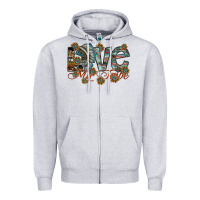 Heather Grey love my tribe Zipper Hoodie - SublimationCraftShop