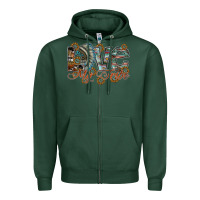 Sports Green love my tribe Zipper Hoodie - SublimationCraftShop