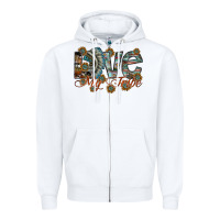 White love my tribe Zipper Hoodie - SublimationCraftShop