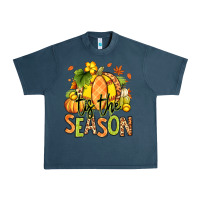 Midnight Navy Tis' the season Fall Softball Urban Heavy Tee - RanaPortraitStore
