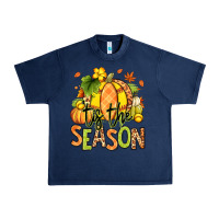 Navy Tis' the season Fall Softball Urban Heavy Tee - RanaPortraitStore