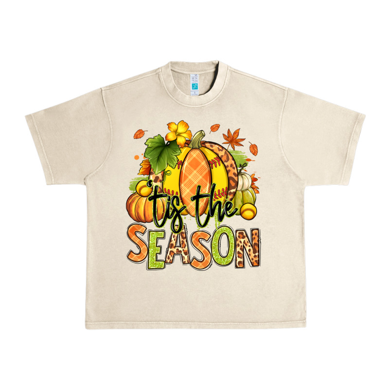 Tis' The Season Fall Softball Urban Heavy Tee by RanaPortraitStore | Teevron
