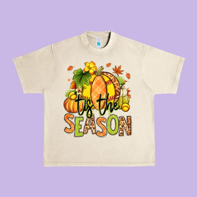 Tis' The Season Fall Softball Urban Heavy Tee Designed By Ranaportraitstore