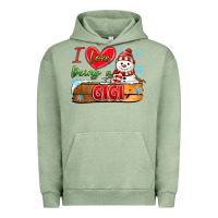 Pigment Oil Green i love being a gigi Urban Hoodie - MaliasSmallBusiness