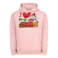 Pigment Salmon i love being a gigi Urban Hoodie - MaliasSmallBusiness