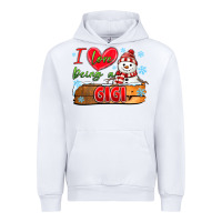 White i love being a gigi Urban Hoodie - MaliasSmallBusiness