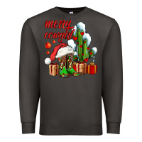 Smoke merry cowgirl  boots and cactus with gifts Premium Sweatshirt - AdoDesignShop