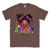 Chestnut Spooky Mini Halloween Messy Bun Classic Tee - texasbilliewilder
