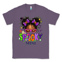 Lavender Spooky Mini Halloween Messy Bun Classic Tee - texasbilliewilder