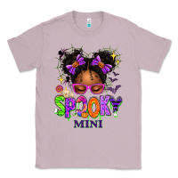 Lilac Spooky Mini Halloween Messy Bun Classic Tee - texasbilliewilder