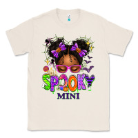Natural Spooky Mini Halloween Messy Bun Classic Tee - texasbilliewilder