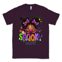 Plum Spooky Mini Halloween Messy Bun Classic Tee - texasbilliewilder