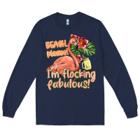 Navy im flocking fabulous Long Sleeve Tee - texasbilliewilder