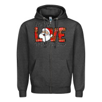 Charcoal Heather for the of the christmas Zipper Hoodie - CowhideDigitalArt