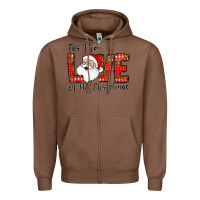 Chestnut for the of the christmas Zipper Hoodie - CowhideDigitalArt