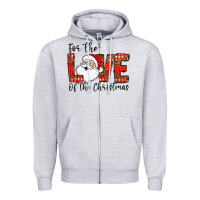 Heather Grey for the of the christmas Zipper Hoodie - CowhideDigitalArt