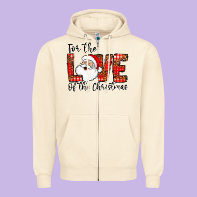 For The Of The Christmas Zipper Hoodie Designed By Cowhidedigitalart