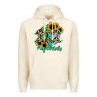 Tofu Aquarius Zodiac Sign Sunflower Leopard Serape Premium Hoodie - RanaPortraitStore