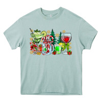 Arona Christmas tequila Heavy Core Tee - CowhideDigitalArt