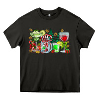 Asphalt Christmas tequila Heavy Core Tee - CowhideDigitalArt