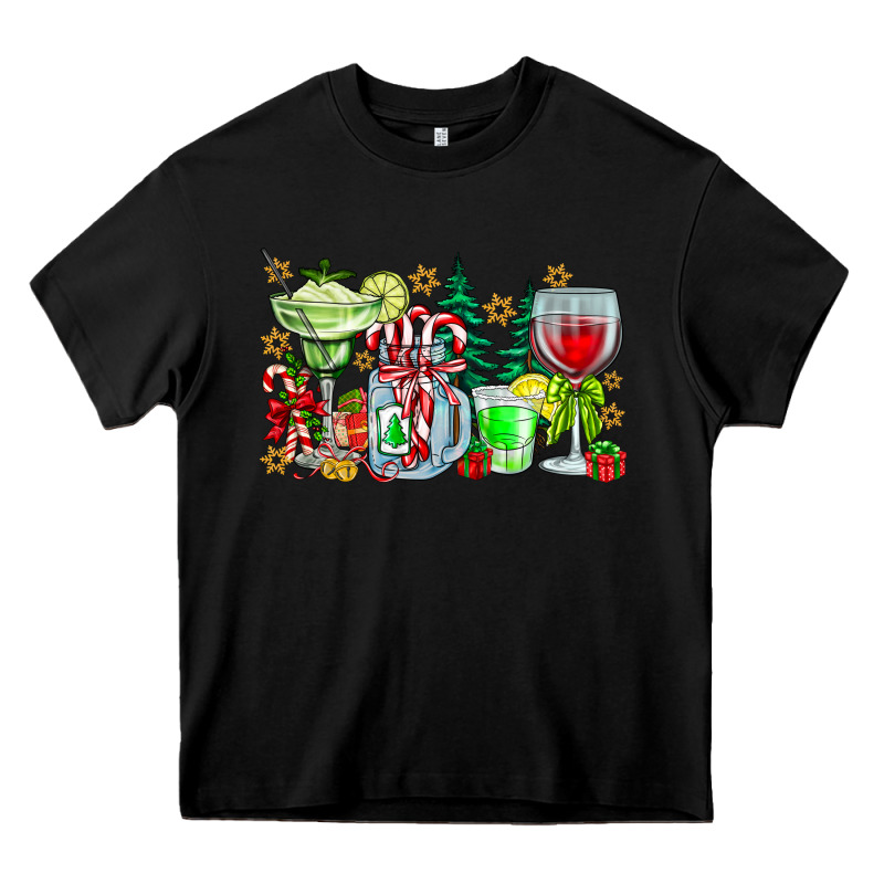 Christmas Tequila Heavy Core Tee by CowhideDigitalArt | Teevron