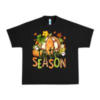 Black Tis' the season Fall American Football Urban Heavy Tee - RanaPortraitStore