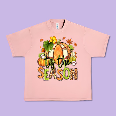 Tis' The Season Fall American Football Urban Heavy Tee Designed By Ranaportraitstore