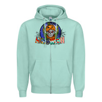 Seafoam halloween Zipper Hoodie - CowhideDigitalArt