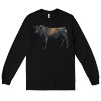 Black black angus bull Long Sleeve Tee - RanaPortraitStore