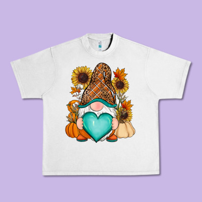 Western Fall Gnome Urban Heavy Tee Designed By Ranaportraitstore