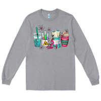 Heather Grey science teacher coffee cups Long Sleeve Tee - AdoDesignShop