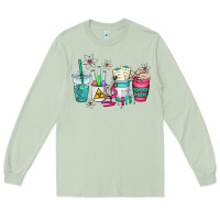 Matcha science teacher coffee cups Long Sleeve Tee - AdoDesignShop