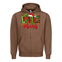 Chestnut christmas lele claus Zipper Hoodie - FaDigitalArtStudio