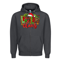 Smoke christmas lele claus Zipper Hoodie - FaDigitalArtStudio