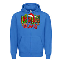 True Royal christmas lele claus Zipper Hoodie - FaDigitalArtStudio