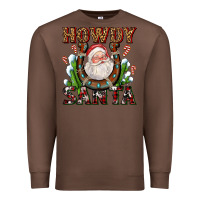 Chestnut howdy santa Premium Sweatshirt - AdoDesignShop