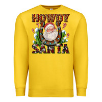 Lemon howdy santa Premium Sweatshirt - AdoDesignShop