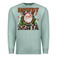 Seafoam howdy santa Premium Sweatshirt - AdoDesignShop