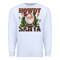 White howdy santa Premium Sweatshirt - AdoDesignShop