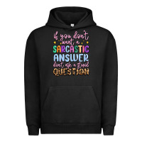 Pigment Black if you don't want sarcastic answer Urban Hoodie - MaliasSmallBusiness