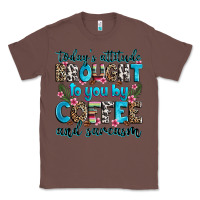Chestnut today's attitude brought to you by coffee and sarc Classic Tee - Zillion Design Studio