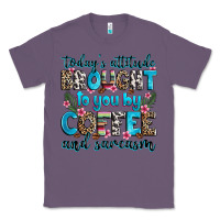Lavender today's attitude brought to you by coffee and sarc Classic Tee - Zillion Design Studio
