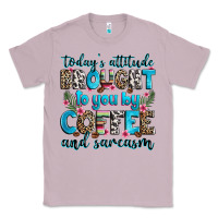Lilac today's attitude brought to you by coffee and sarc Classic Tee - Zillion Design Studio
