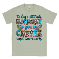 Matcha today's attitude brought to you by coffee and sarc Classic Tee - Zillion Design Studio