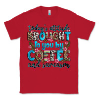 Red today's attitude brought to you by coffee and sarc Classic Tee - Zillion Design Studio